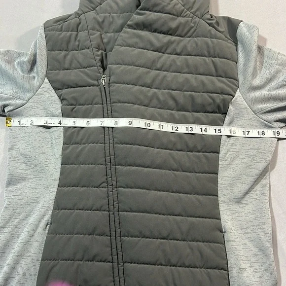 Womens Gray Hooded Jacket - Picture 4 of 9